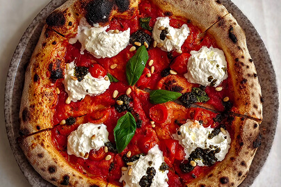 Pizzárium pizza bufala stracciatella