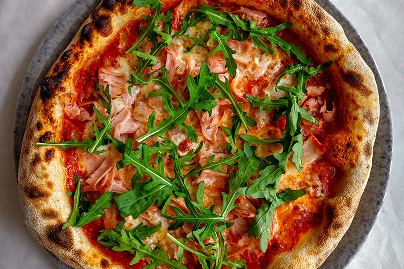 Pizzárium pizza prosciutto cotto